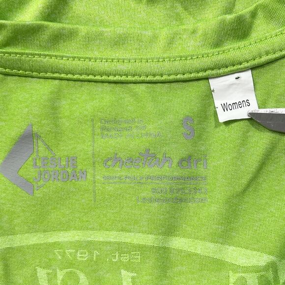 Leslie Jordan Women's Small Track Shack 2021 5K Race Athletic Graphic T Shirt - Picture 3 of 11